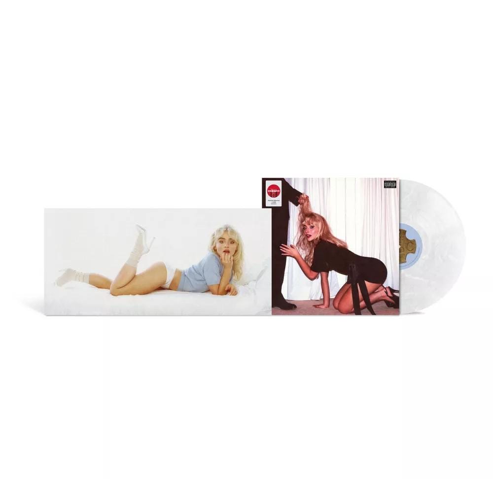 Sabrina Carpenter Vinyl - Man's Best Friend (Iridescent White Vinyl) - Yinzz