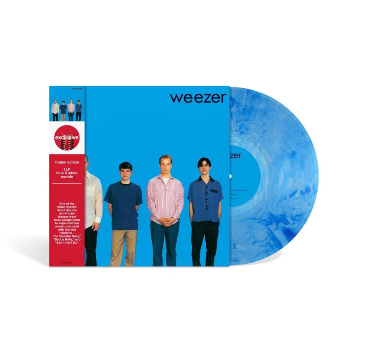 Weezer Blue Album – Limited Edition Blue & White Marble Vinyl LP