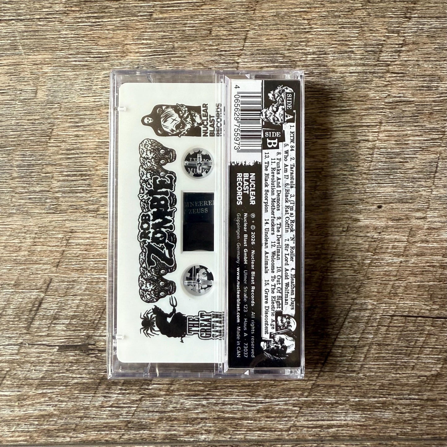 Rob Zombie - The Great Satan Cassette Tape - Yinzz