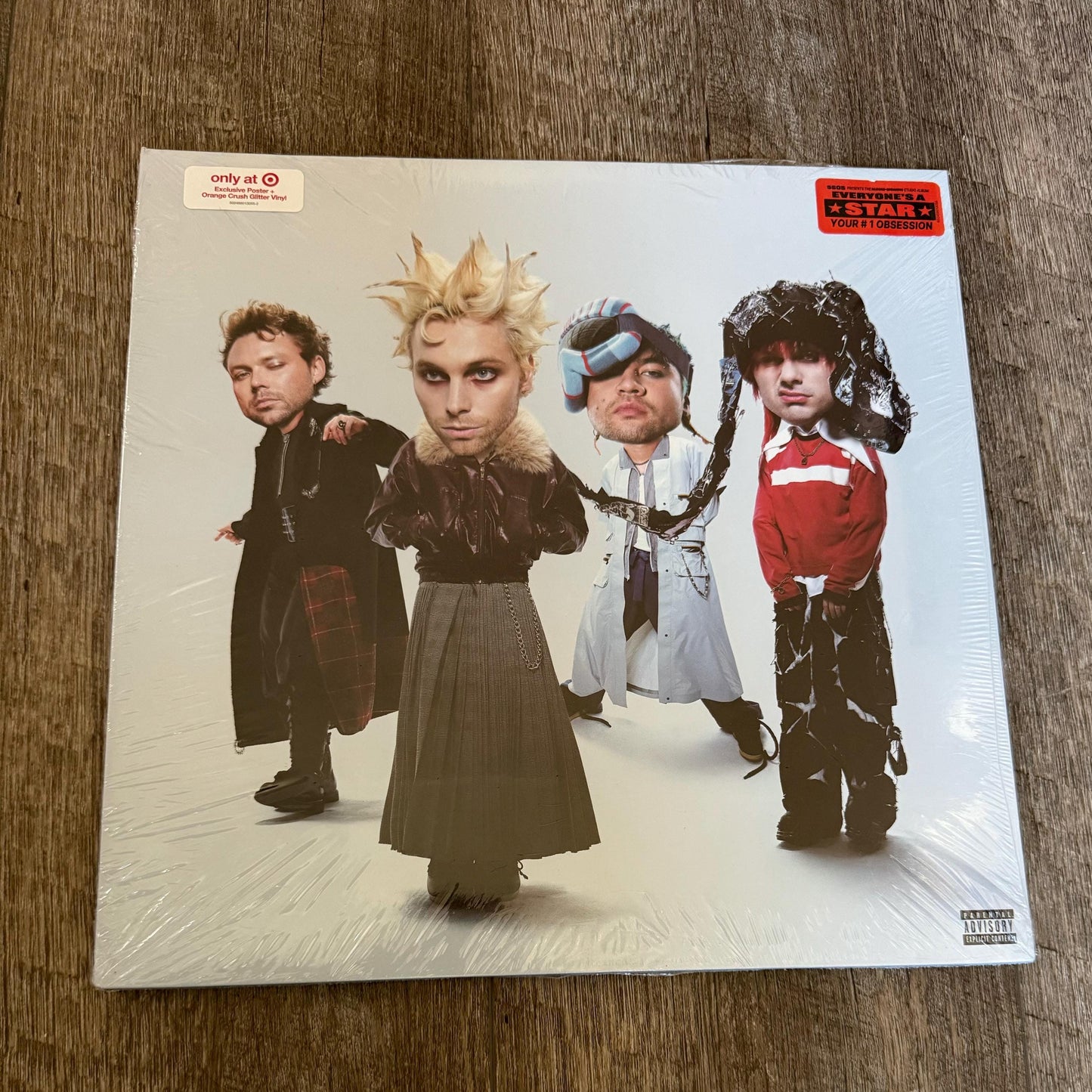 5 Seconds of Summer - Everyone's A Star! (Orange Crush Glitter Vinyl + Poster)