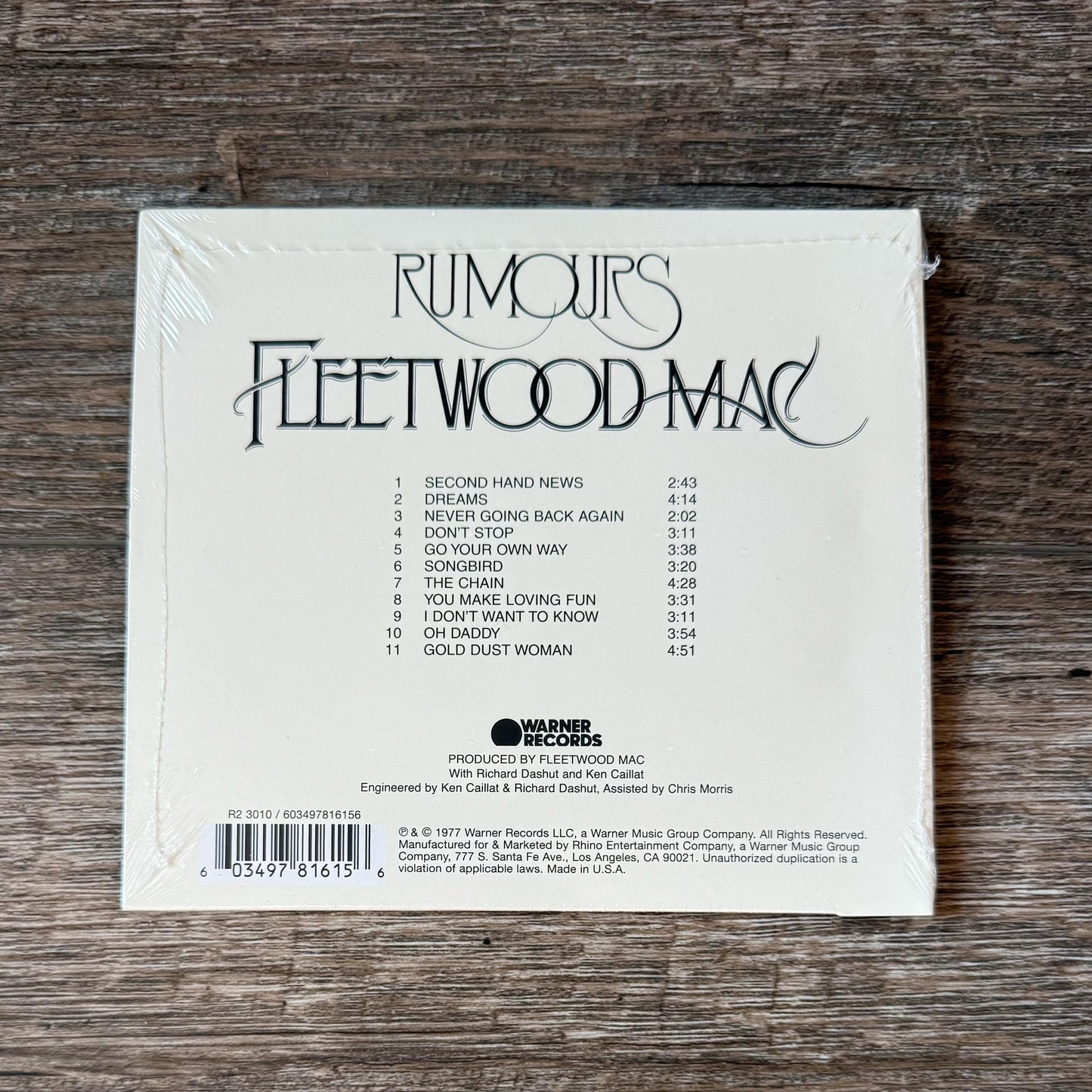 Fleetwood Mac - Rumours CD