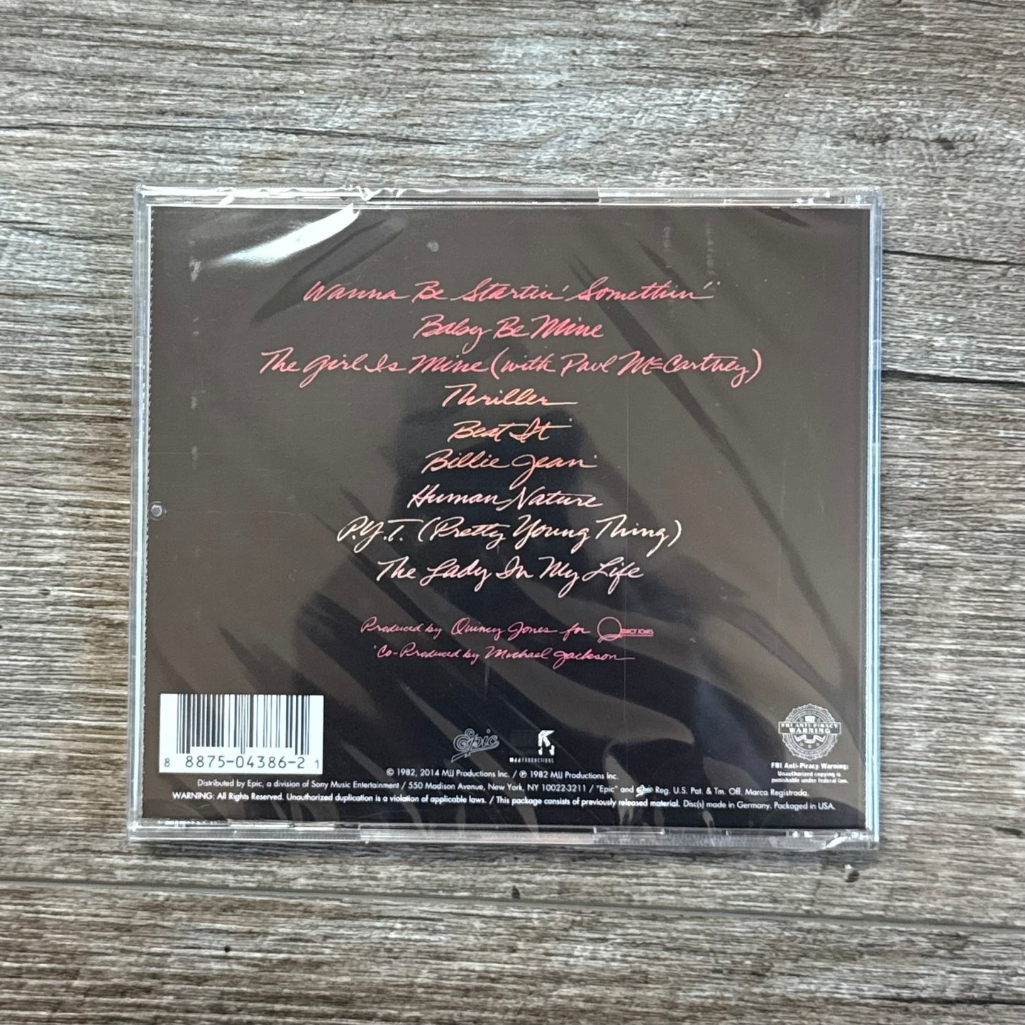 Michael Jackson - Thriller CD