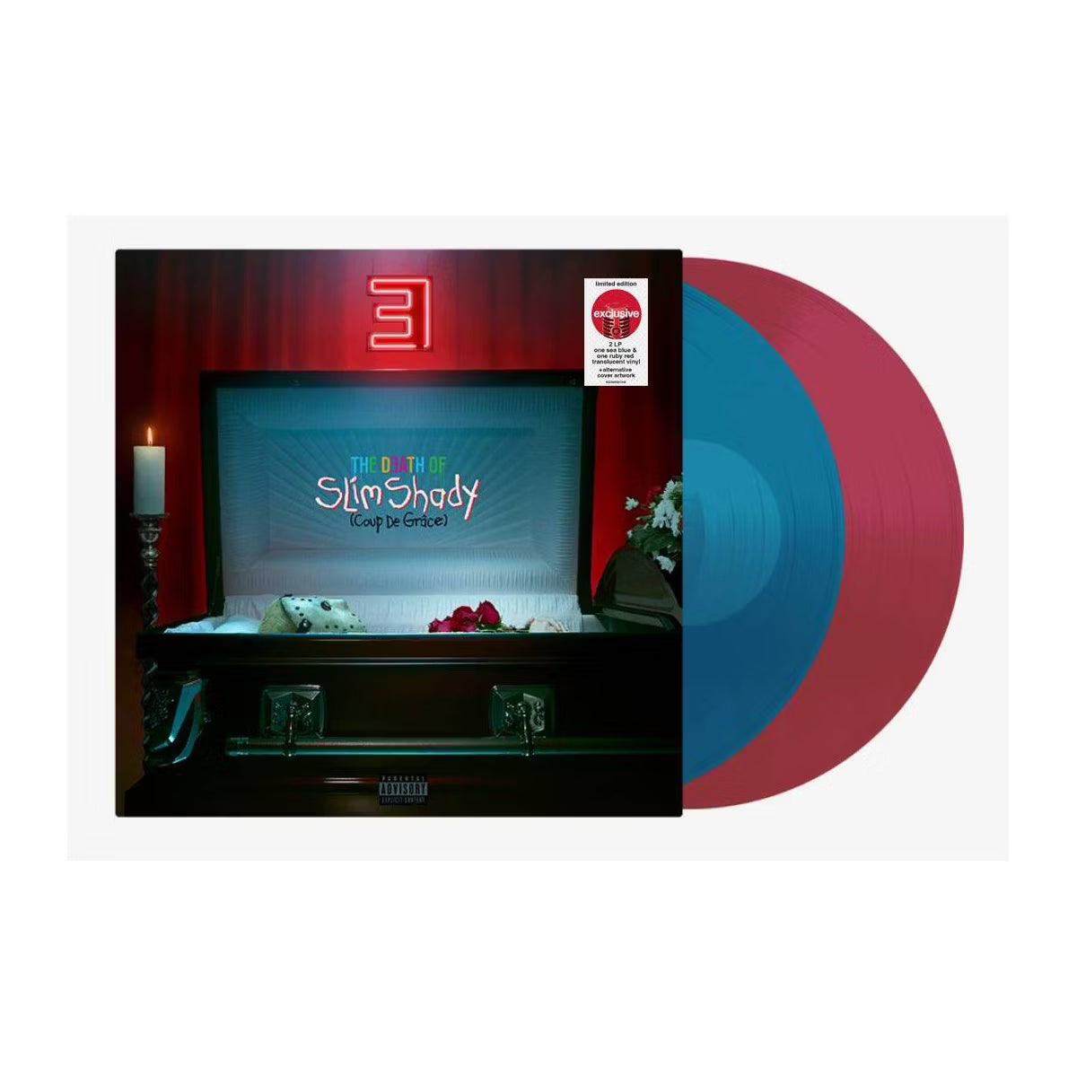Eminem - The Death of Slim Shady (Coup de Grâce) (Target Exclusive, Vinyl) (Blue & Red Translucent)