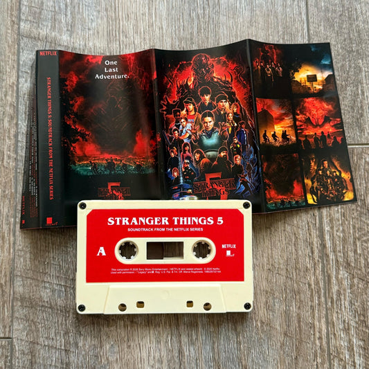 Stranger Things 5 Soundtrack Cassette Tapes