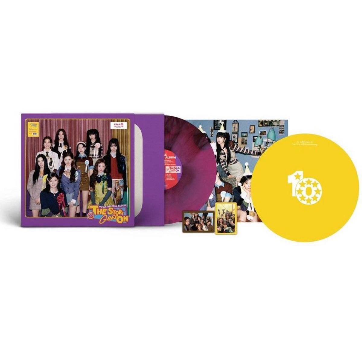 TWICE - TEN: The Story Goes On Vinyl (Fancy Plum)