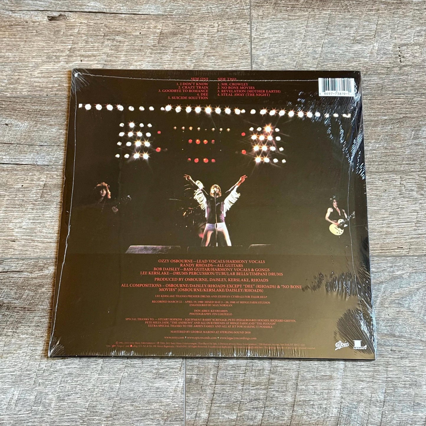 Ozzy Osbourne - Blizzard Of Ozz Vinyl