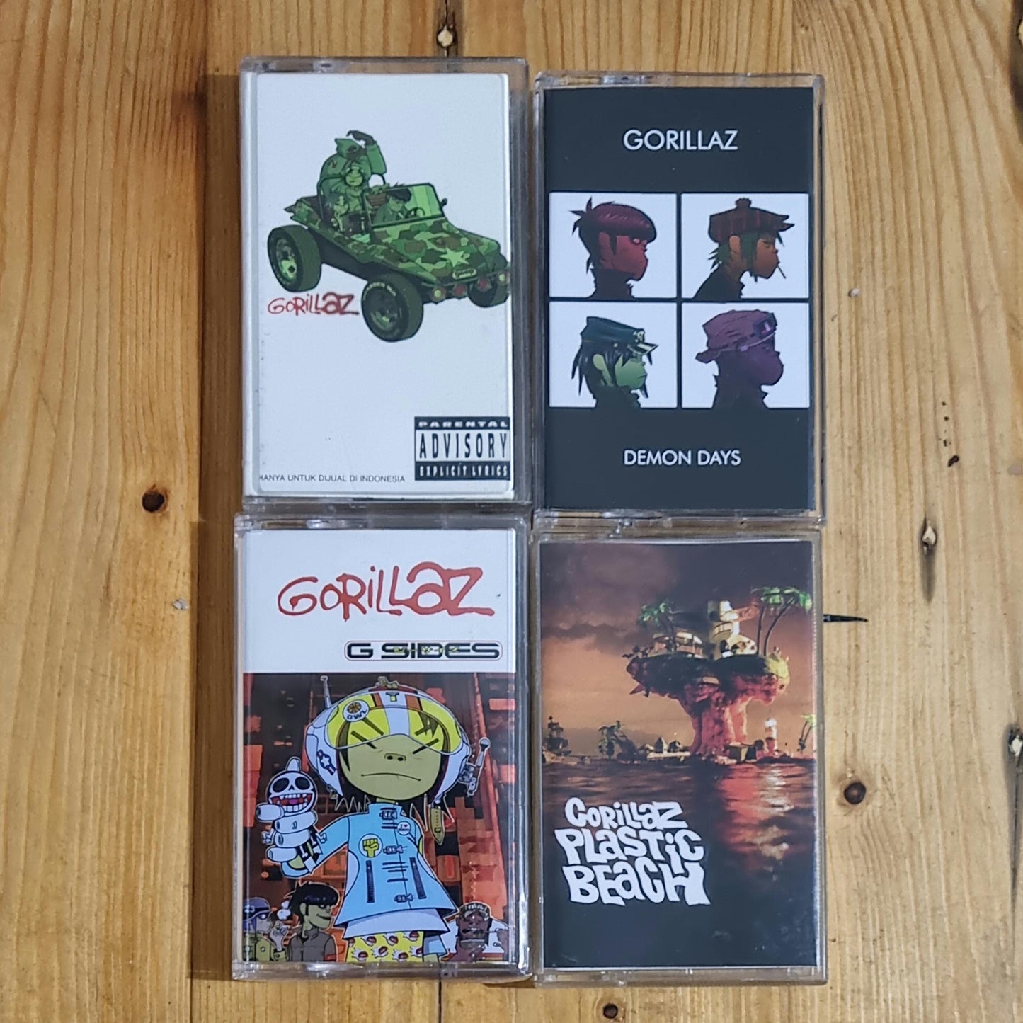 Gorillaz Cassette Tapes