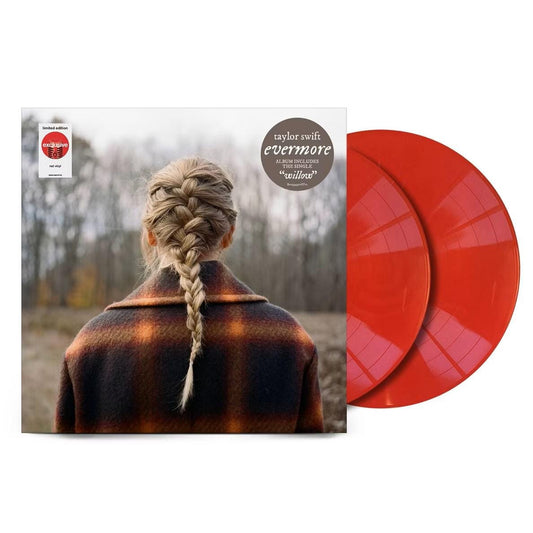 Taylor Swift Vinyl – evermore (2LP Red Color Vinyl Edition)