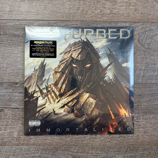 Disturbed - Immortalized (10th Anniversary Edition) (Tan Black Splatter Vinyl)