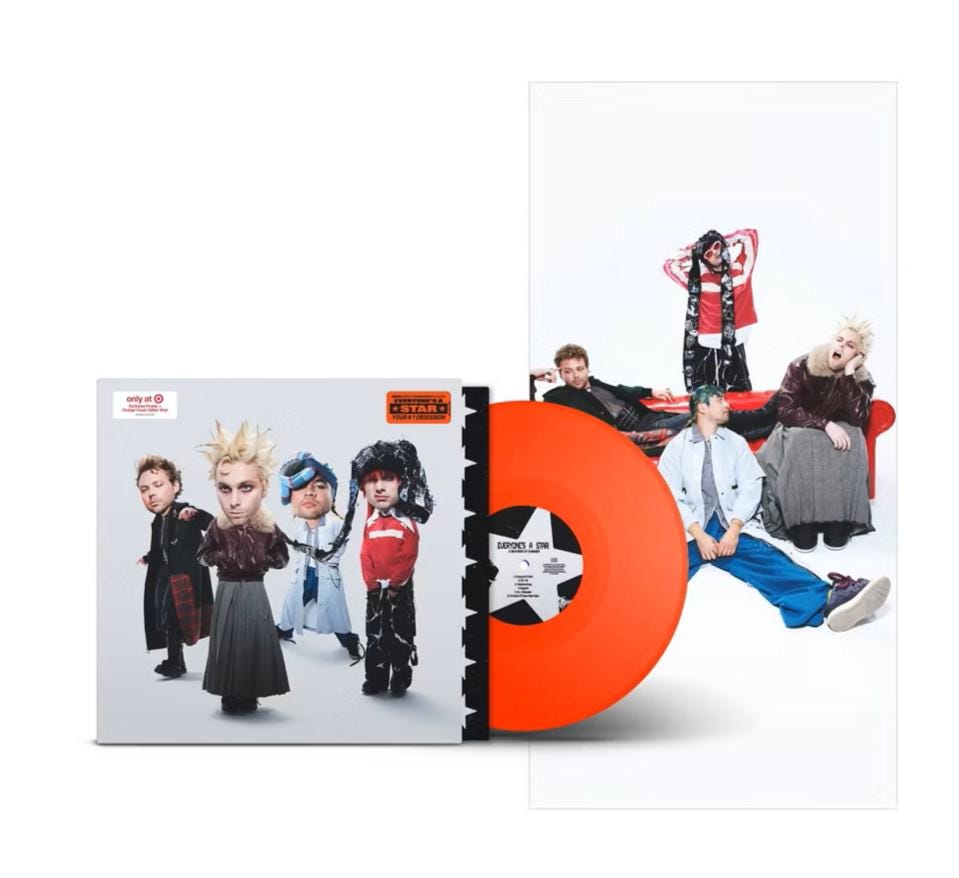 5 Seconds of Summer - Everyone's A Star! (Orange Crush Glitter Vinyl + Poster)