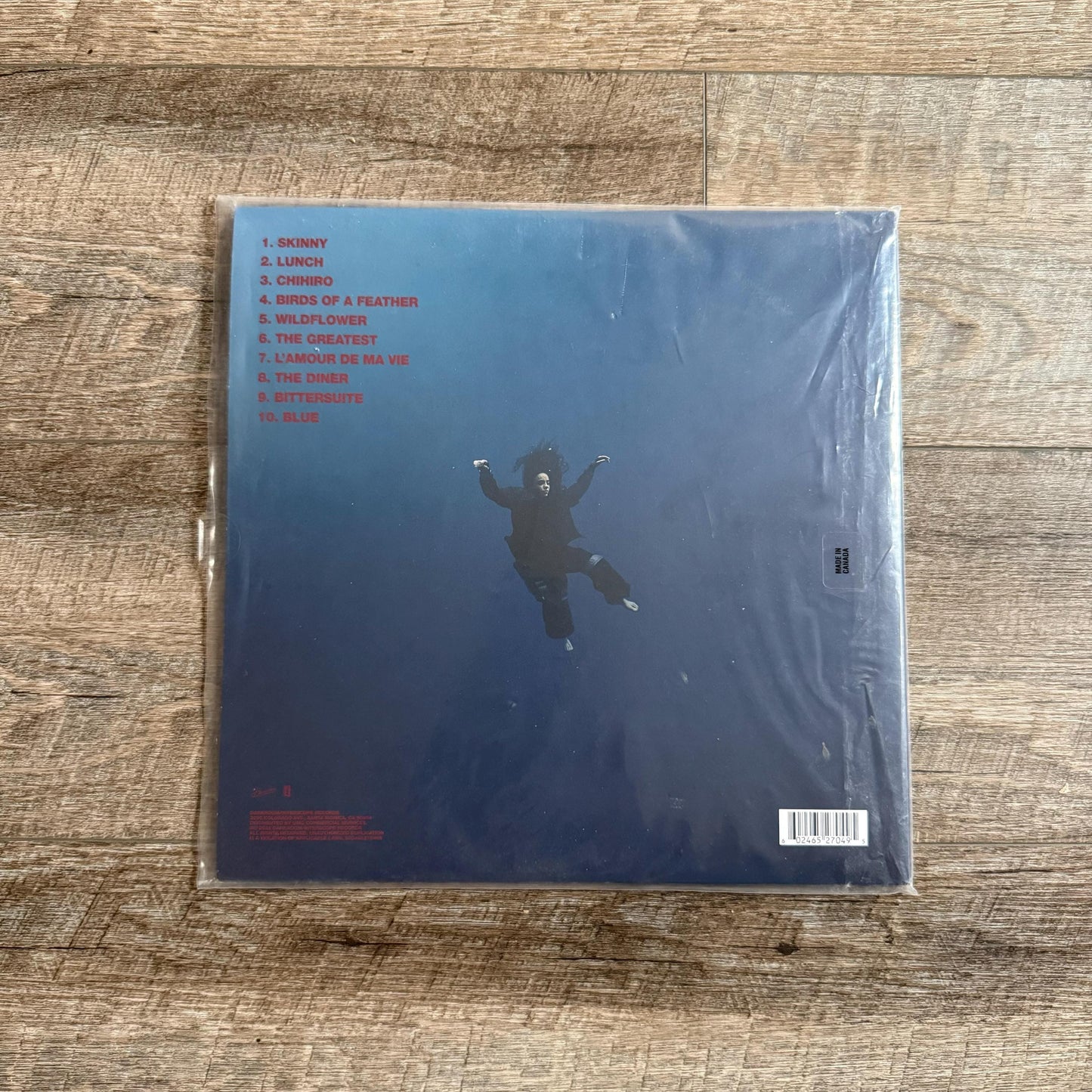 Billie Eilish Vinyl - Hit Me Hard And Soft (Eco-mix Yellow) with Poster