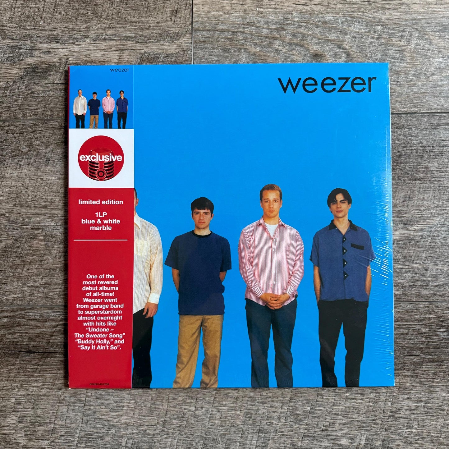 Weezer Blue Album – Limited Edition Blue & White Marble Vinyl LP