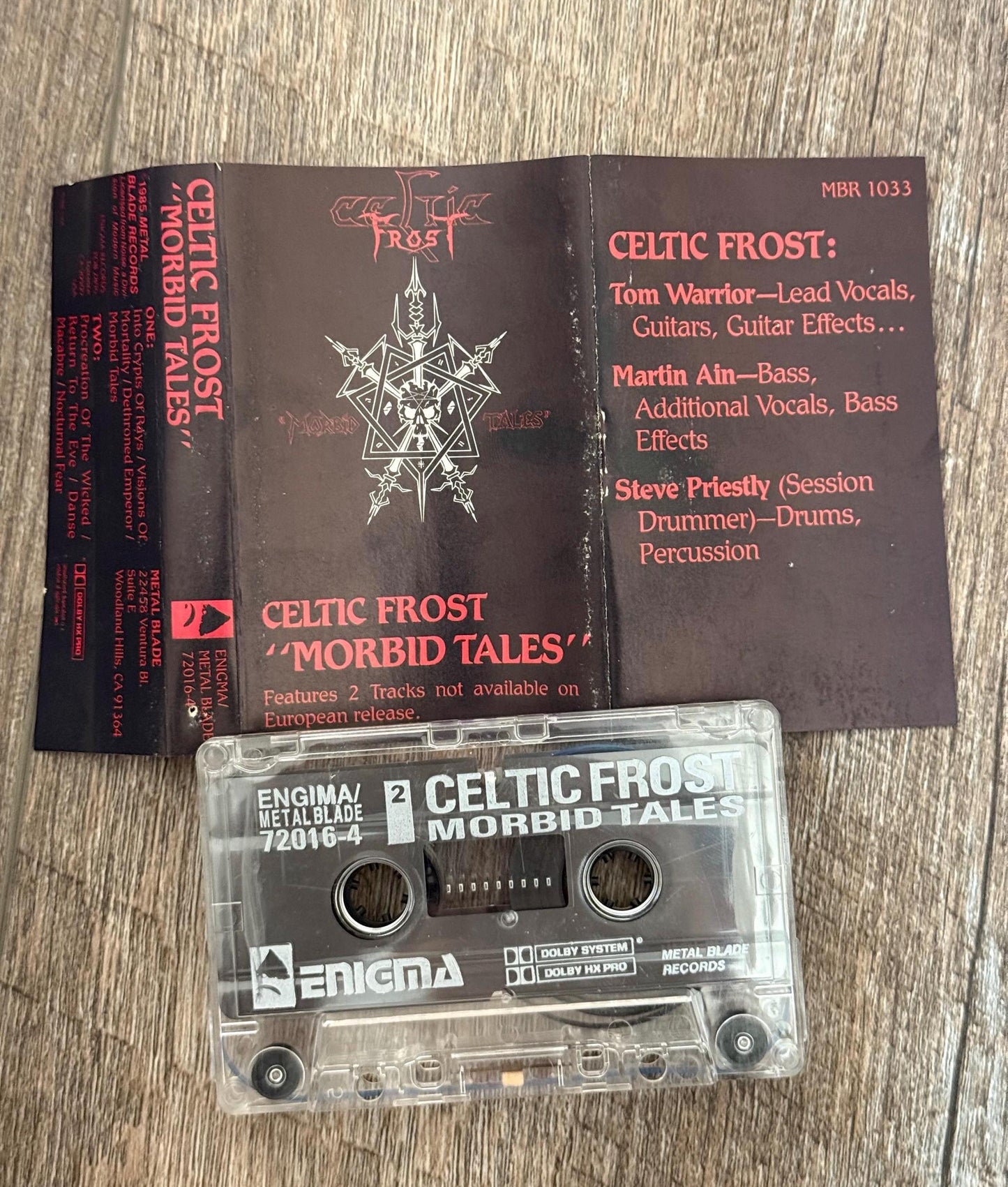 Celtic Frost - Morbid Tales Cassette Tape