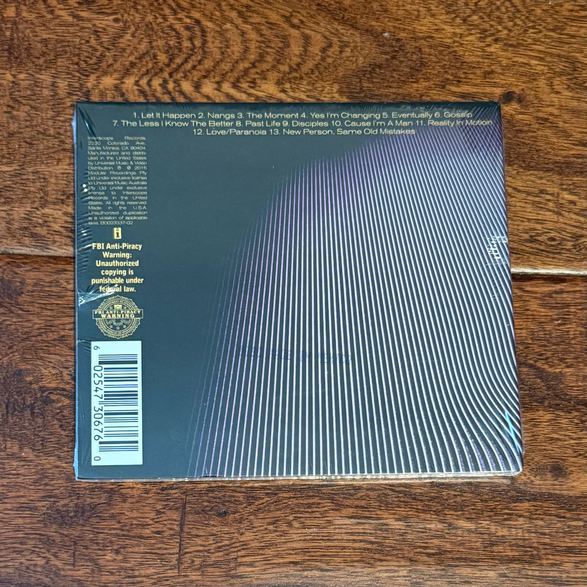 Tame Impala - Currents CD - Yinzz