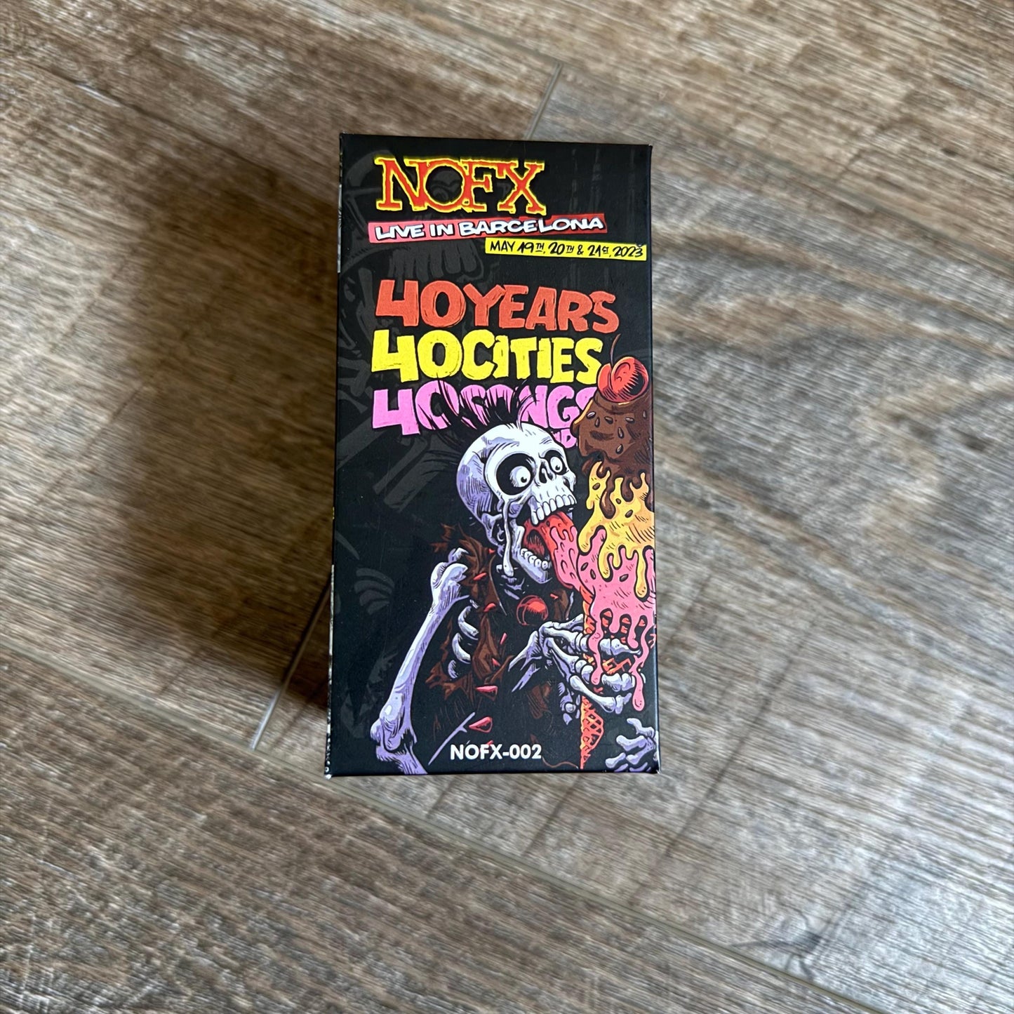 NOFX Live In Barcelona CASSETTE TAPE Boxset (3 Cassettes + Stickers)