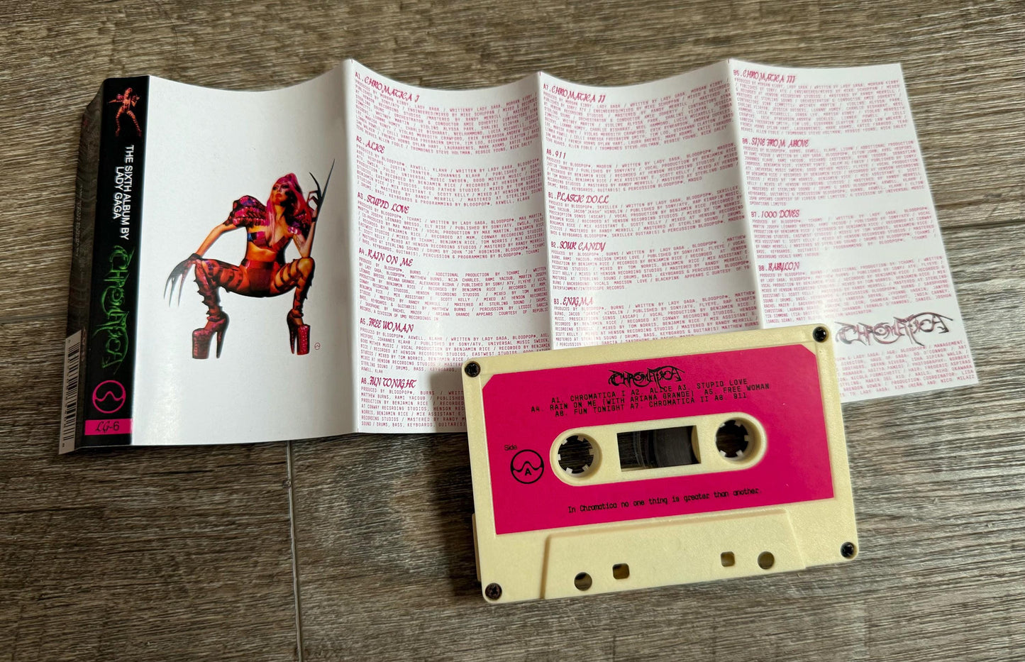 Lady Gaga Cassette Tapes