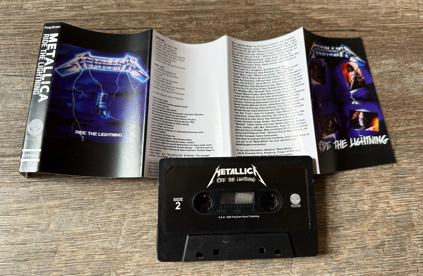 Metallica Cassette Tapes