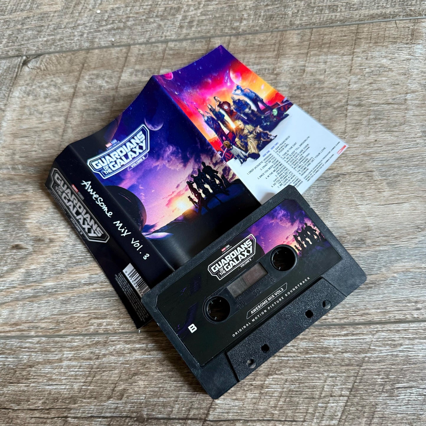 Awesome Mix Guardian of Galaxy Cassette Tapes