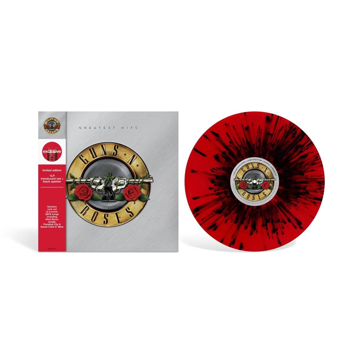 Guns N' Roses - Greatest (Translucent Red & Black Splatter Vinyl)