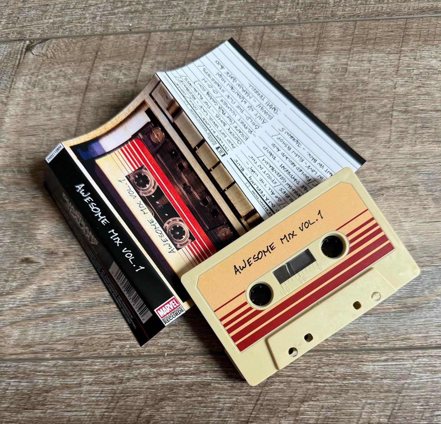 Awesome Mix Guardian of Galaxy Cassette Tapes