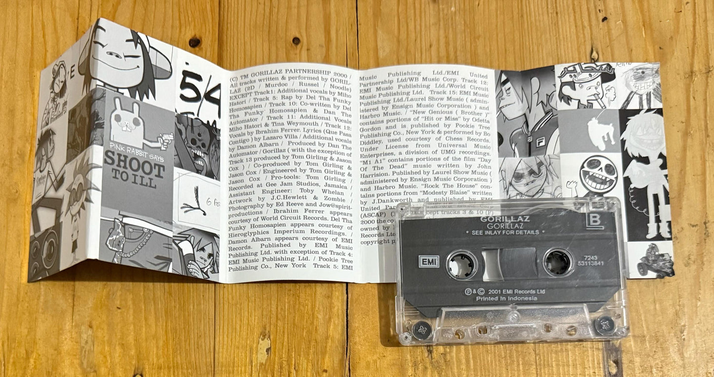 Gorillaz Cassette Tapes