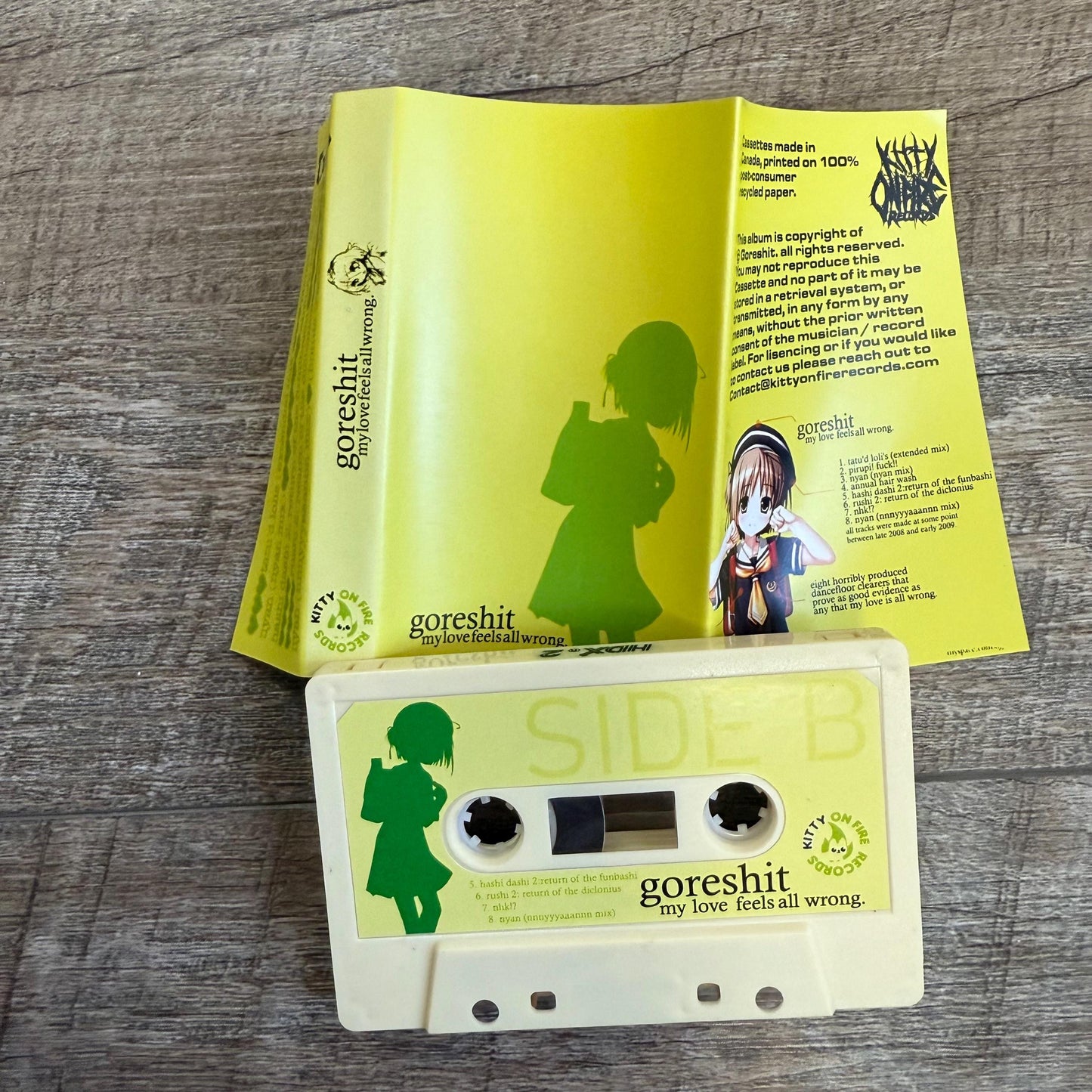 Goreshit Cassette Tapes