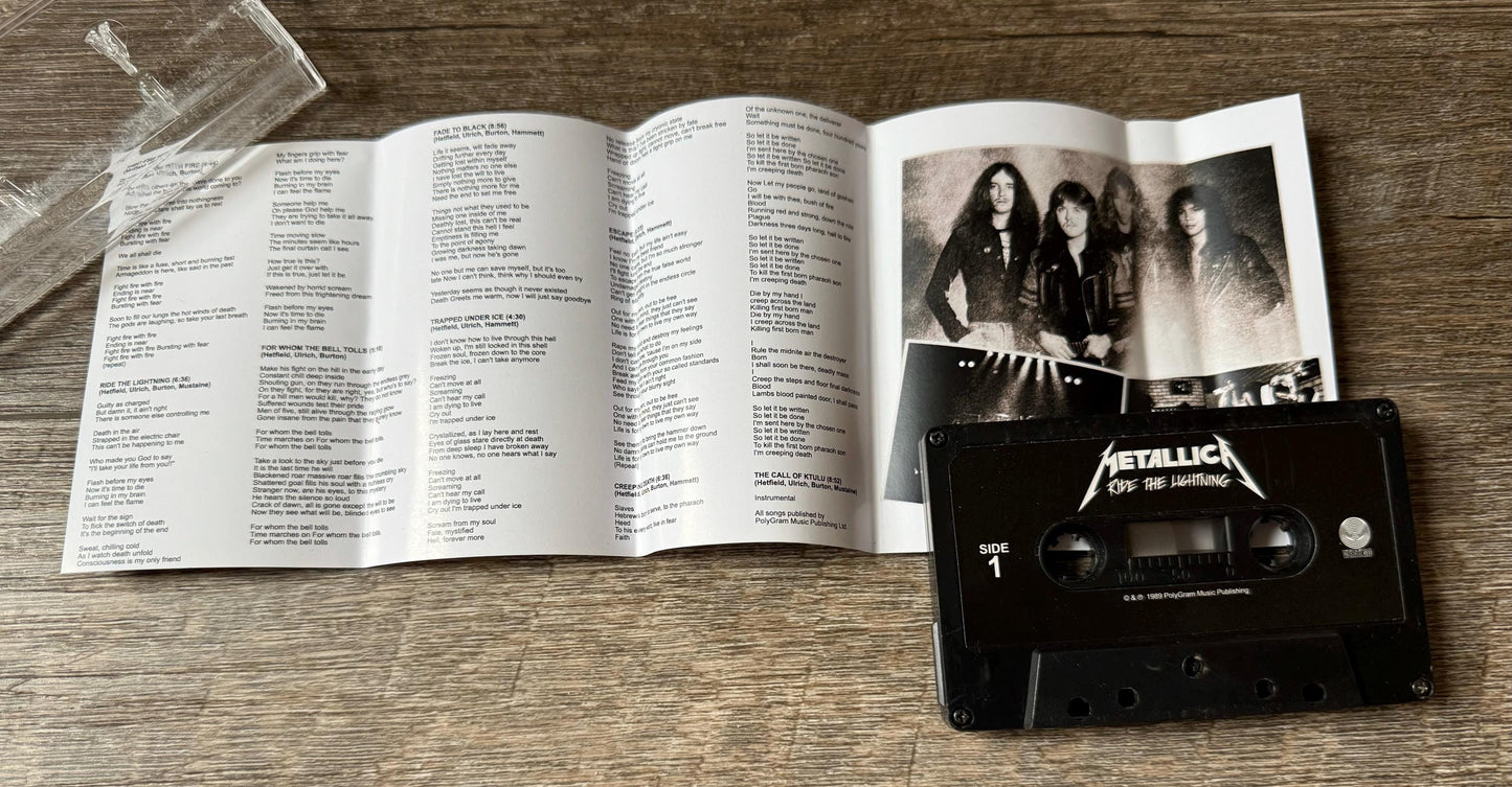 Metallica Cassette Tapes