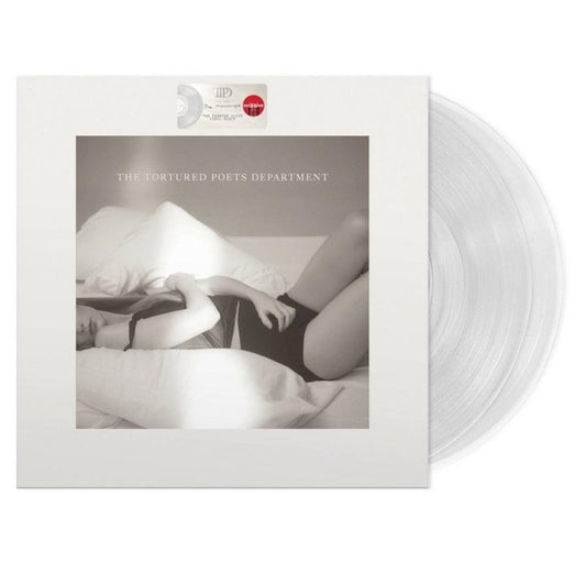 Taylor Swift Vinyl – The Tortured Poets Department + Bonus Track “The Manuscript” (Phantom Clear Vinyl)