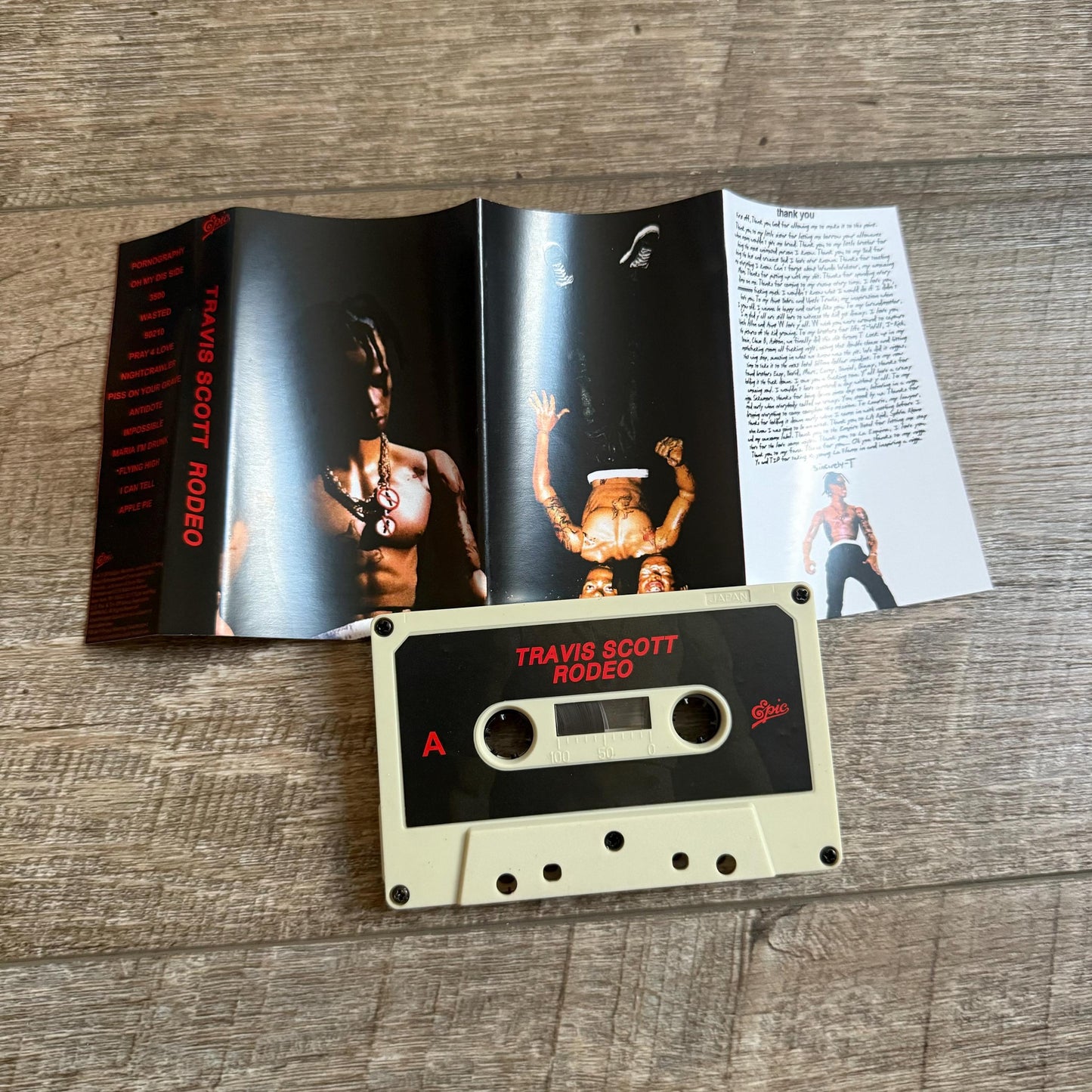 Travis Scott Cassette Tapes