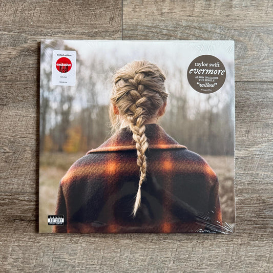 Taylor Swift Vinyl – evermore (2LP Red Color Vinyl Edition)