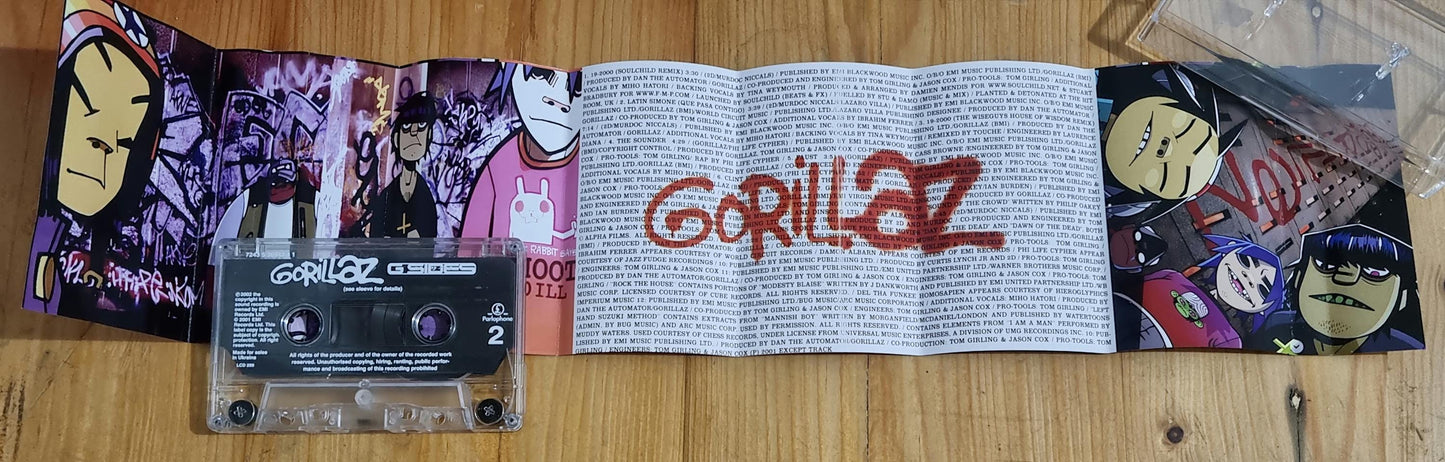 Gorillaz Cassette Tapes