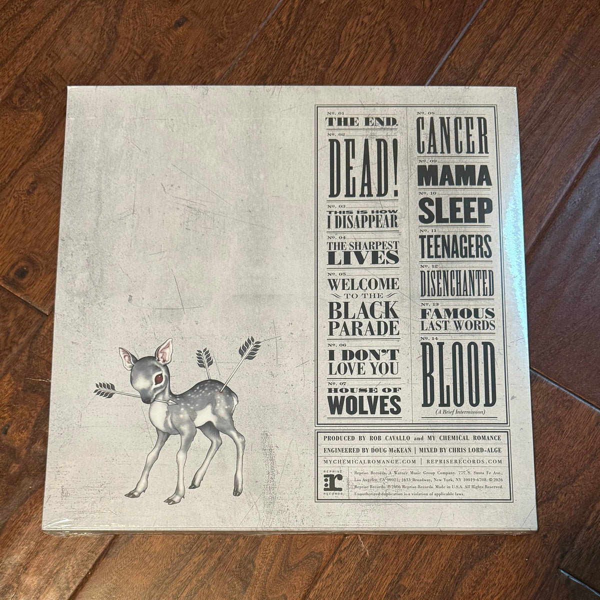 My Chemical Romance -  The Black Parade (20th Anniversary Edition) Concrete Grey Vinyl LP [Explicit Content]