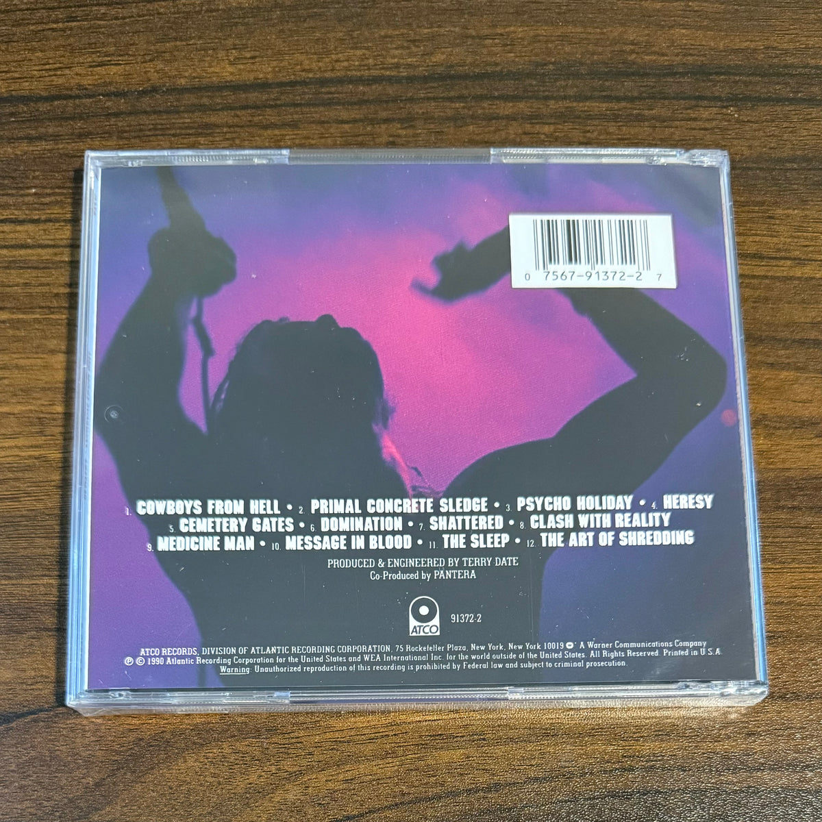 Pantera - Cowboys from Hell CD - Yinzz