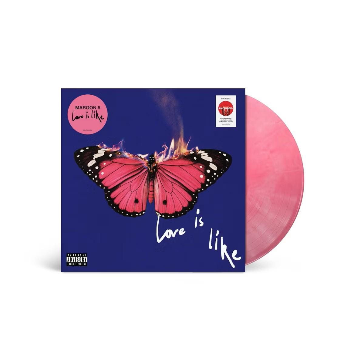 Maroon 5 - Love Is Like Vinyl (Bubblegum Color Vinyl + Poster) ALT Cover