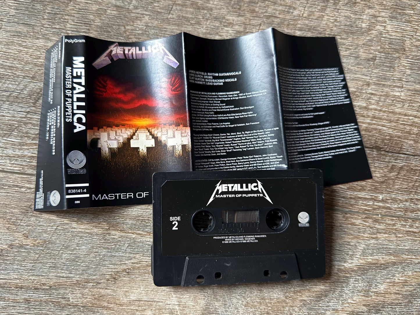 Metallica Cassette Tapes