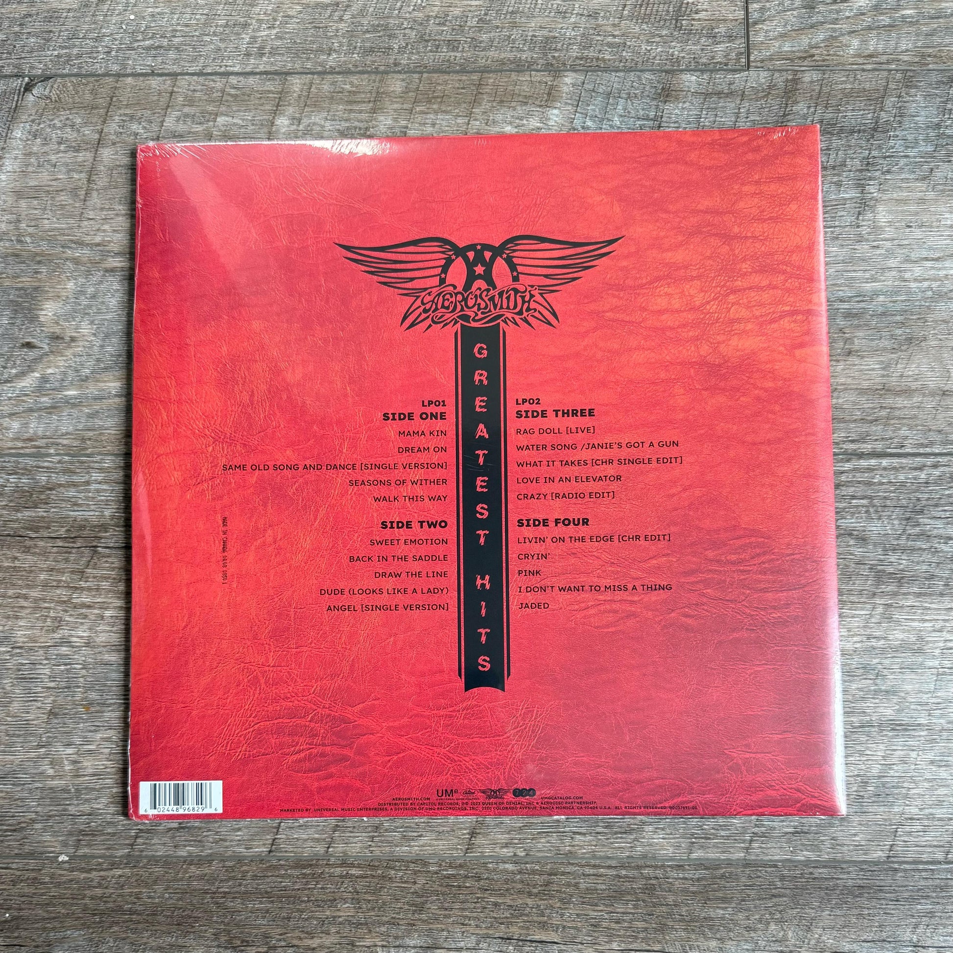 Aerosmith - Greatest Hits Vinyl (Red Black Ghostly Limited Edition) Vinyl Record Image 3 - YINZZ.com