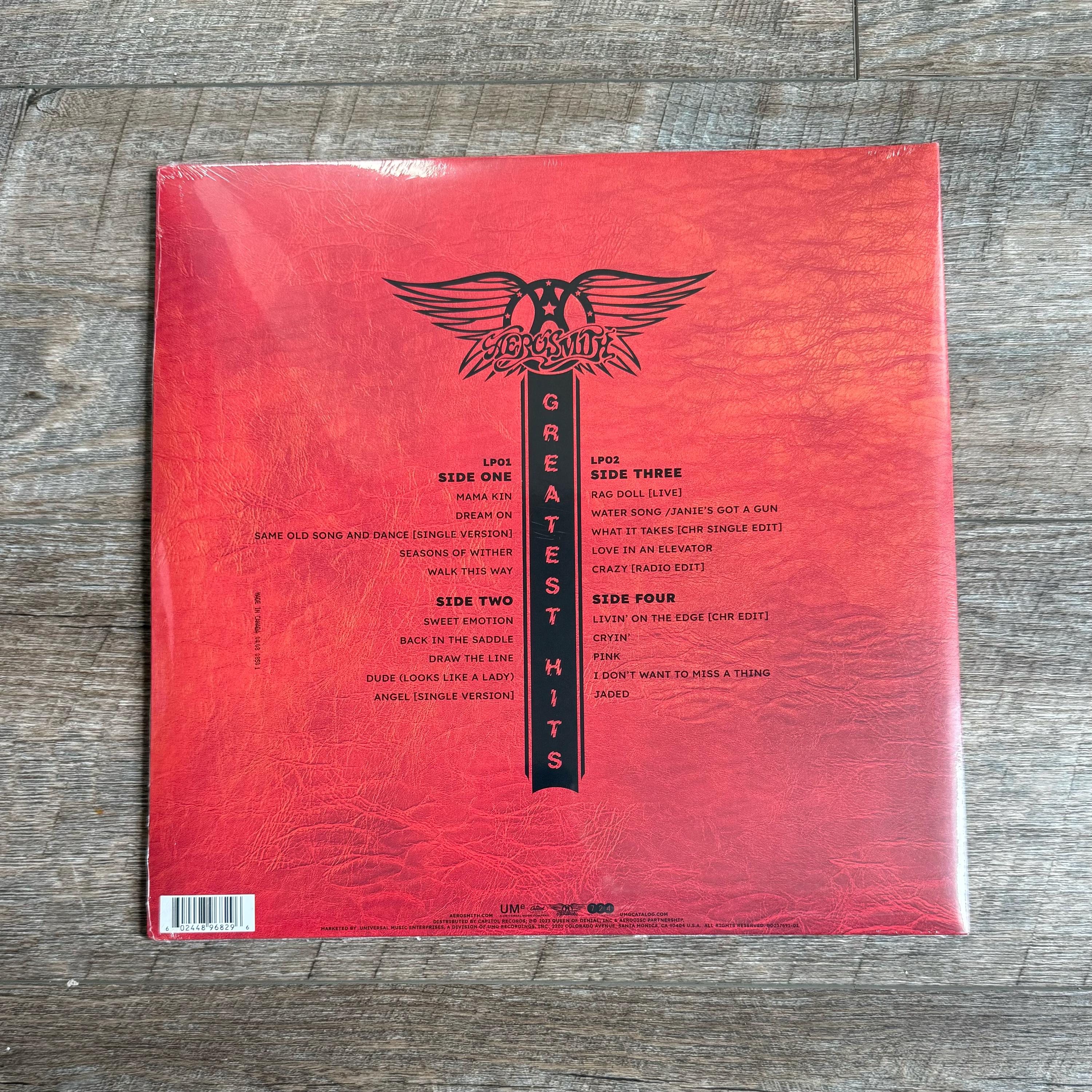 Aerosmith - Greatest Hits Vinyl (Red Black Ghostly Limited Edition)