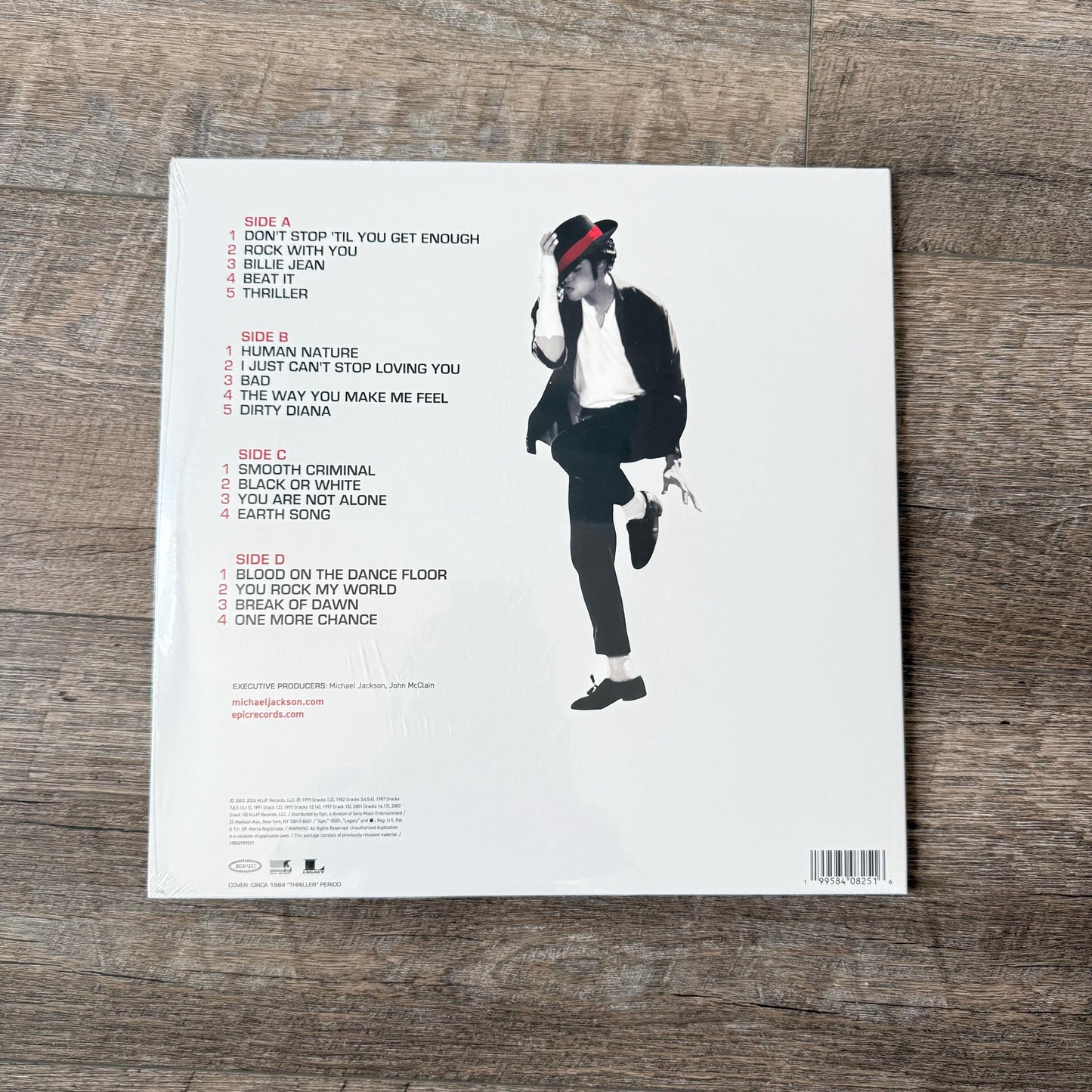 Michael Jackson - Number Ones (2 LP Opaque Red Vinyl)