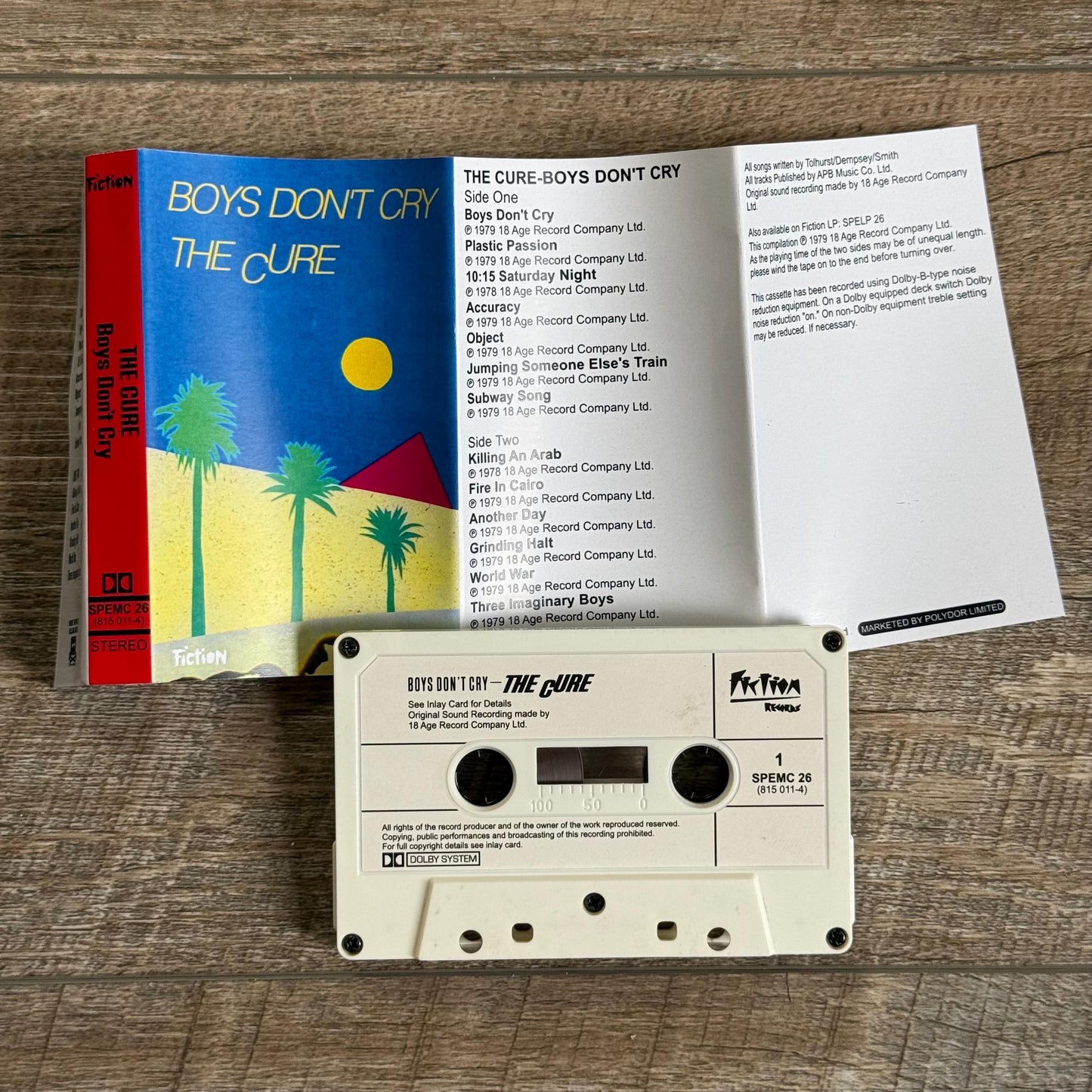 The Cure Cassette Tapes
