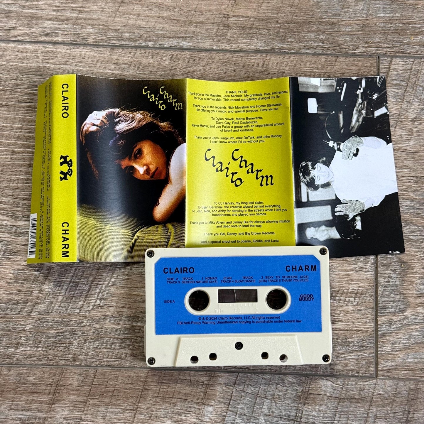 Clairo Charm Cassette Tape