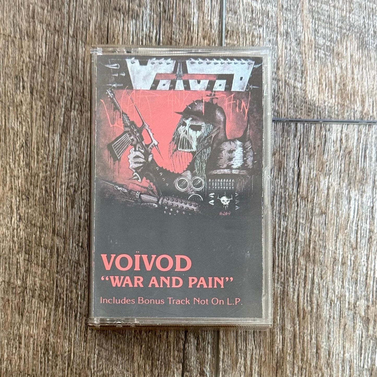 Voïvod - War And Pain Cassette Tape