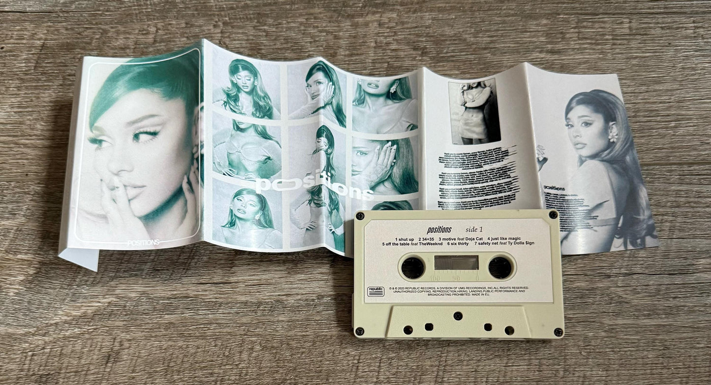 Ariana Grande Cassette Tapes