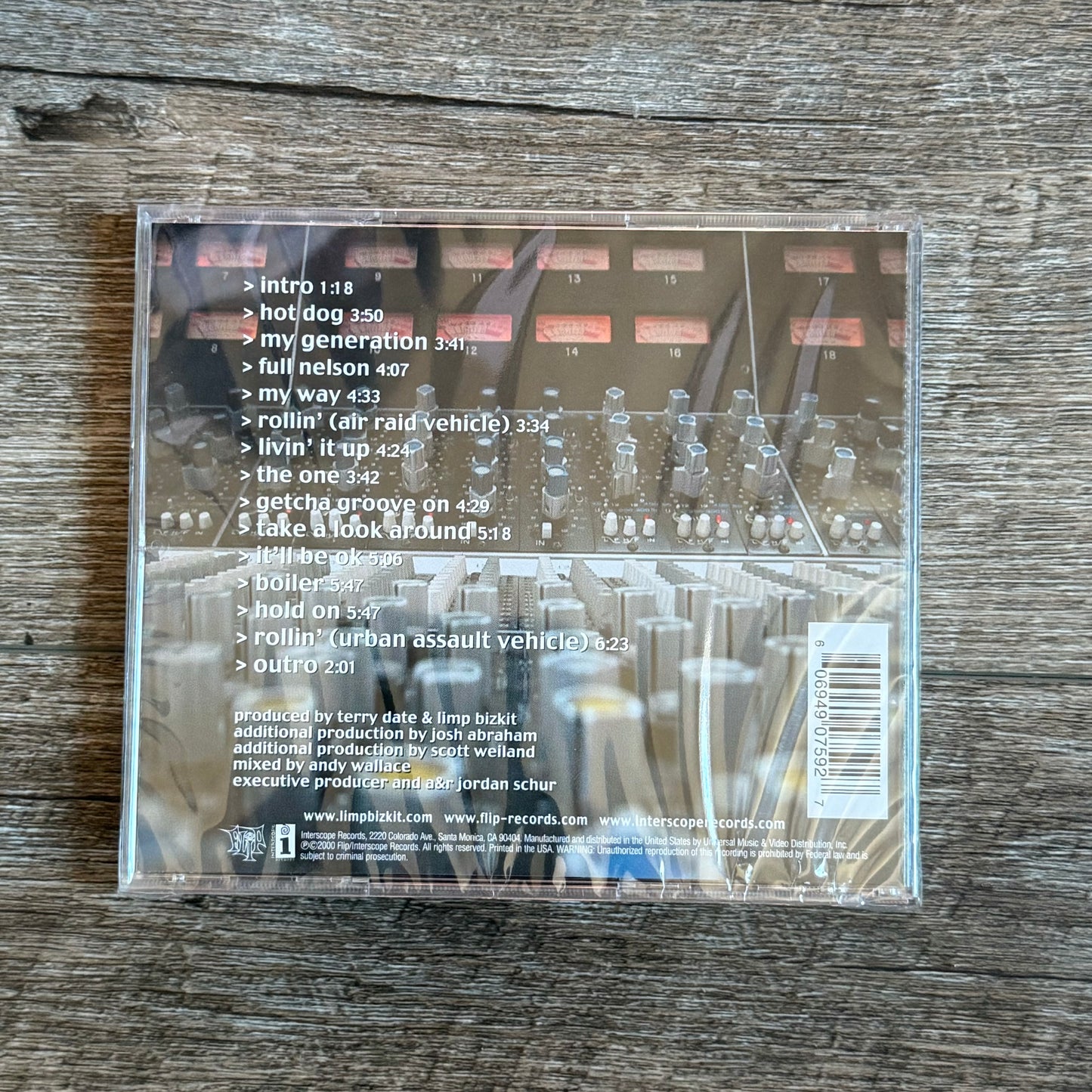 Limp Bizkit - Chocolate Starfish and The Hotdog Flavored Water CD