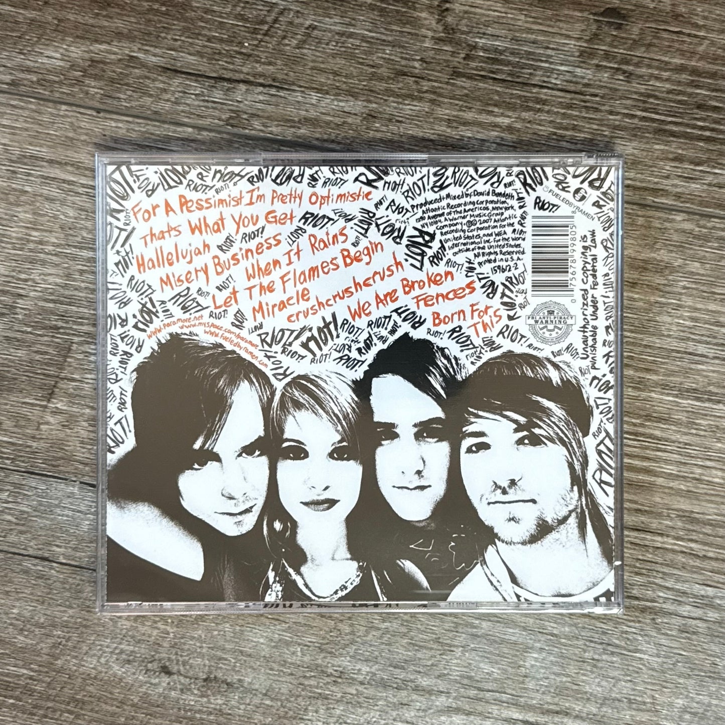 Paramore - Riot! CD
