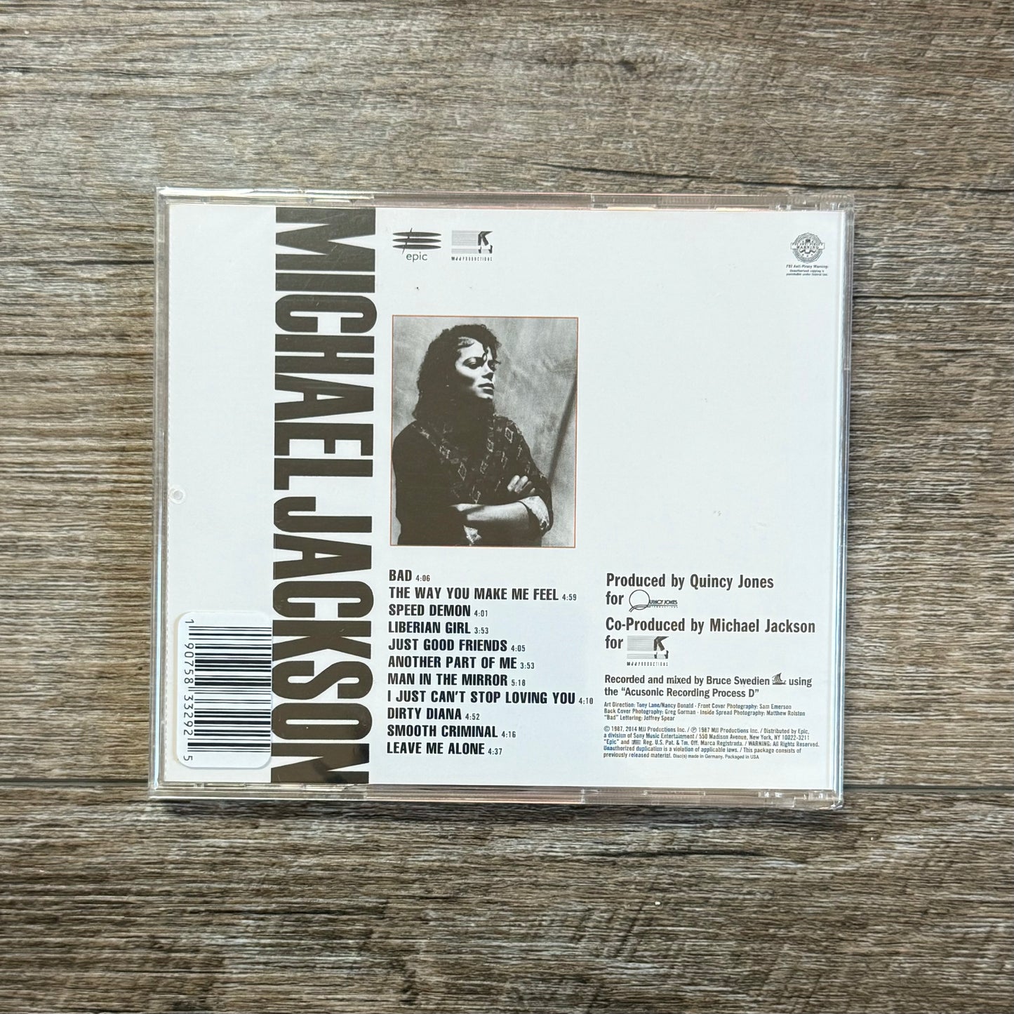 Michael Jackson - Bad CD