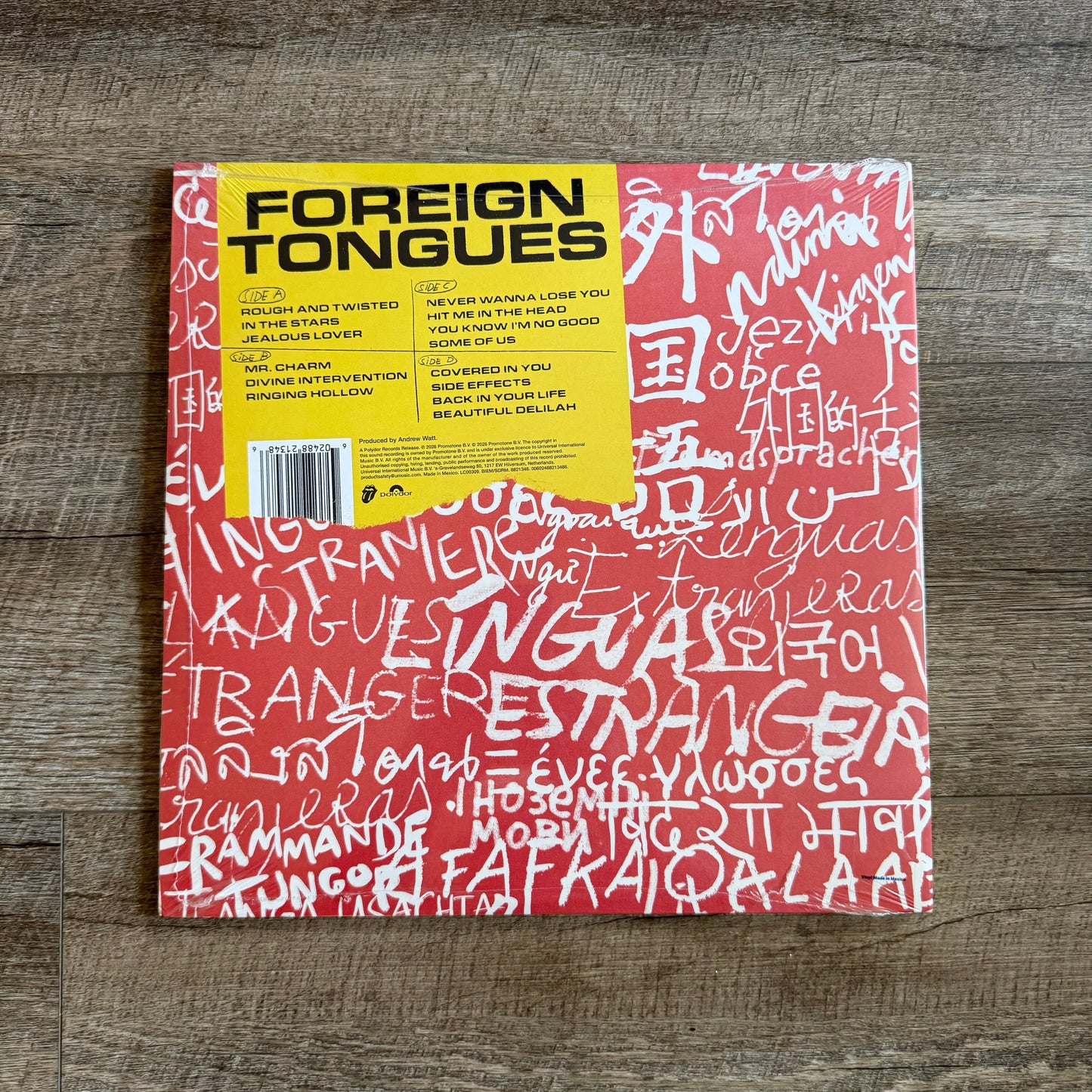 The Rolling Stones -  Foreign Tongues (180 Gram 2 Vinyl)