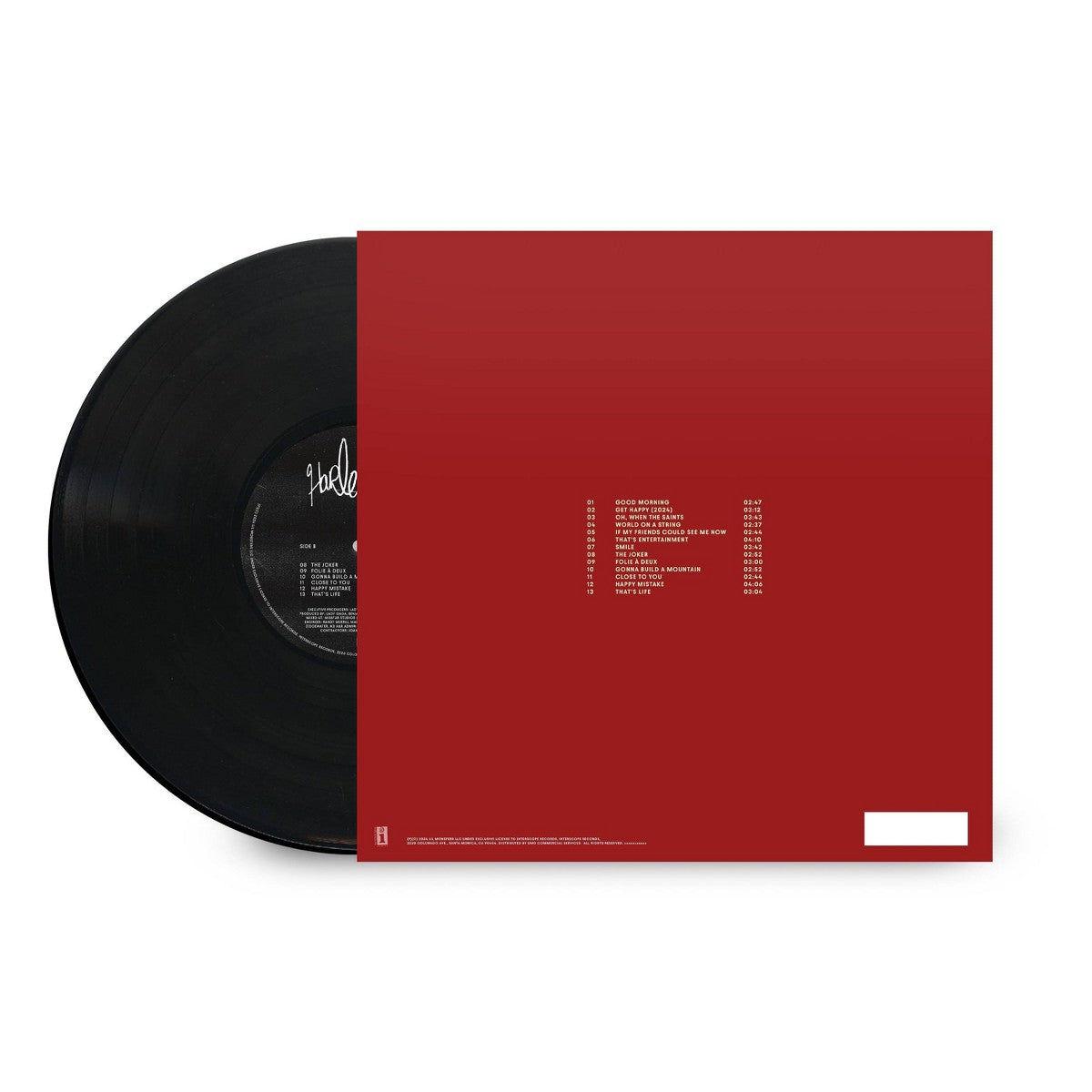Lady Gaga - Harlequin Vinyl Record Image 3 - YINZZ.com