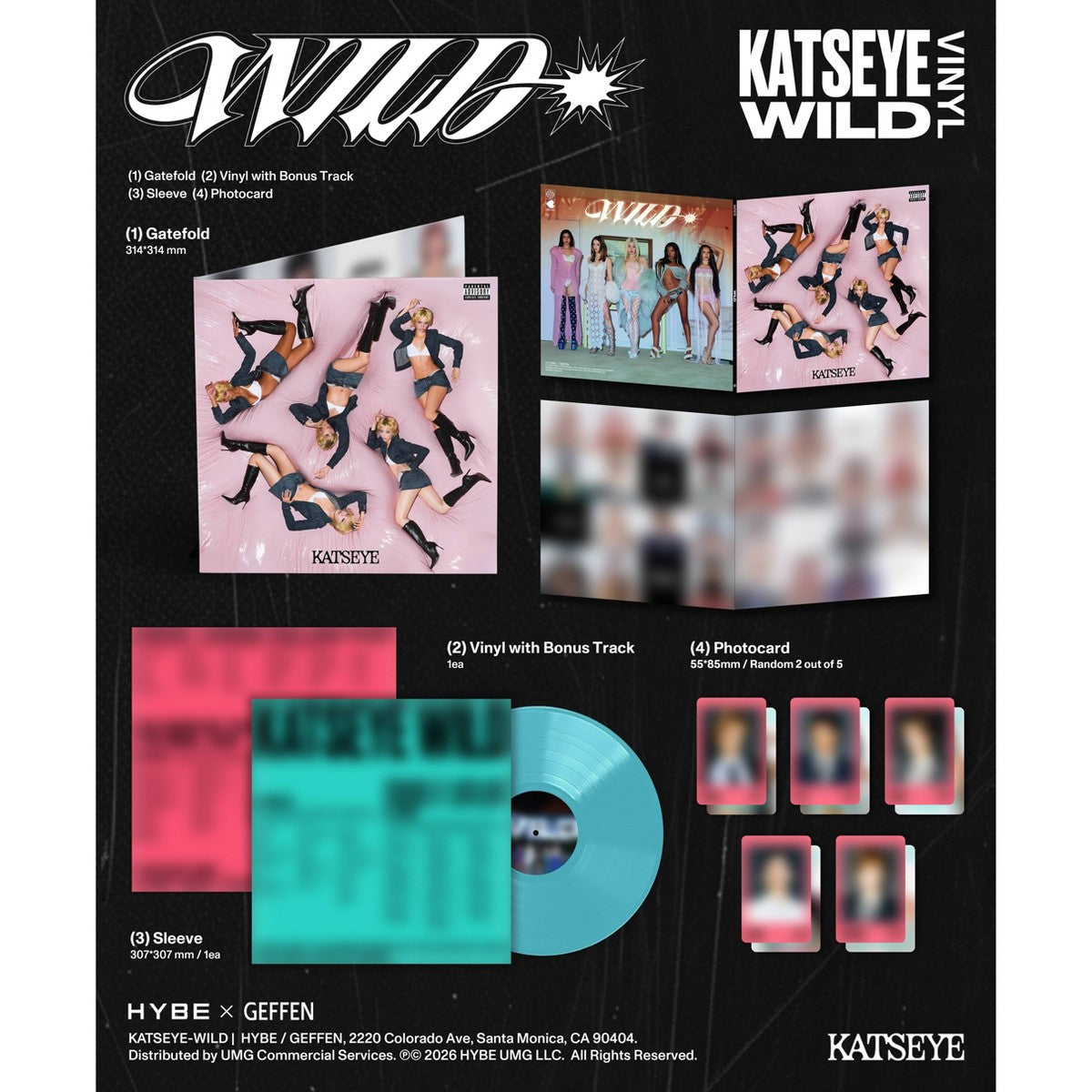 KATSEYE - WILD Vinyl Record Image 6 - YINZZ.com