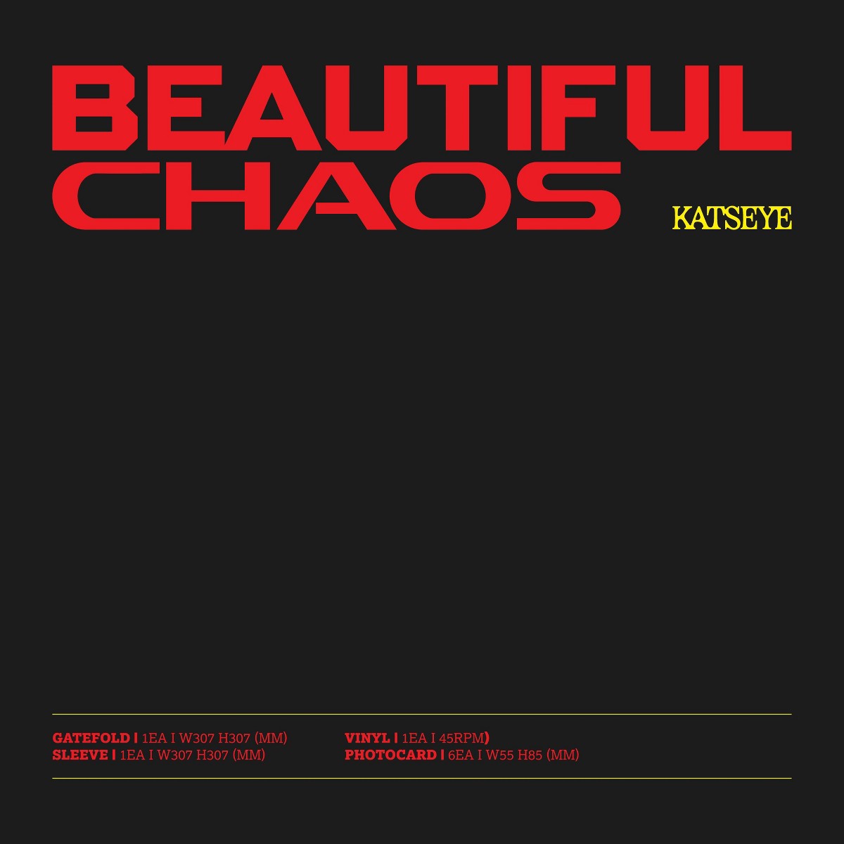 KATSEYE - BEAUTIFUL CHAOS Vinyl Record Image 3 - YINZZ.com