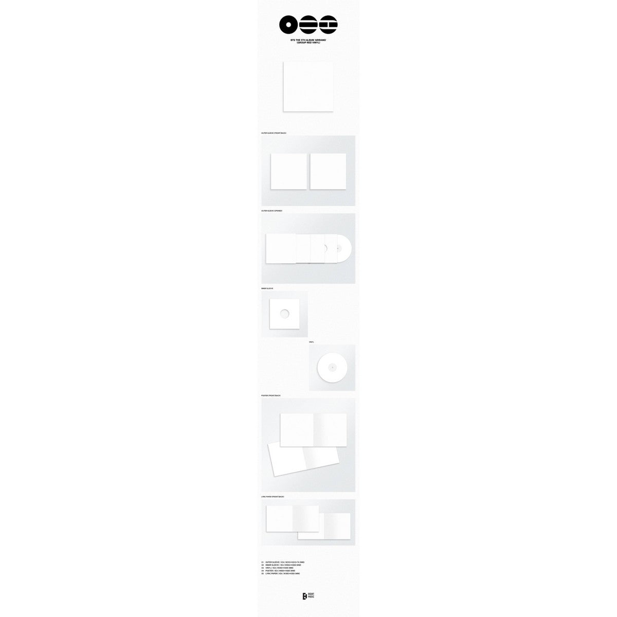 BTS - The 5th Album 'ARIRANG' Vinyl Record Image 2 - YINZZ.com